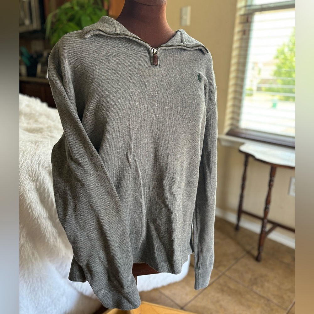 XL gray pullover sweater